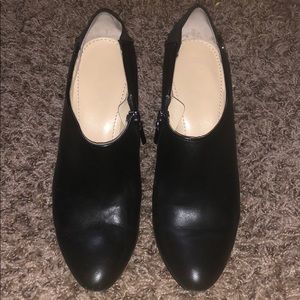 Calvin Klein Jordan black heel size 7.5 zip up